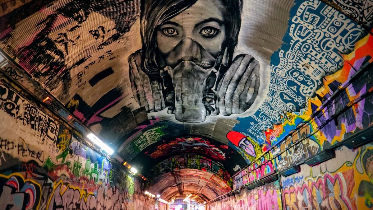 Street Art Leake Street Tunnel